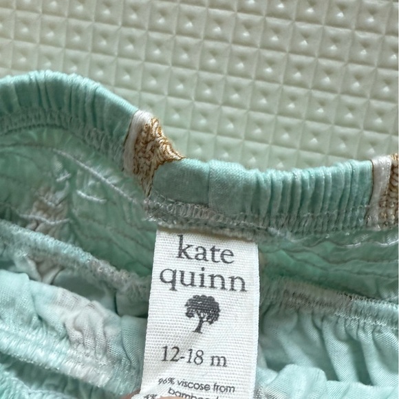 Kate Quinn|Baby girl pastel shorts in bamboo-Ice Skating Print,super soft•12-18M - Picture 5 of 5